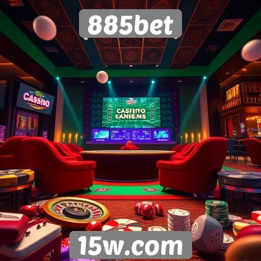 885bet promove eventos de cassino ao vivo