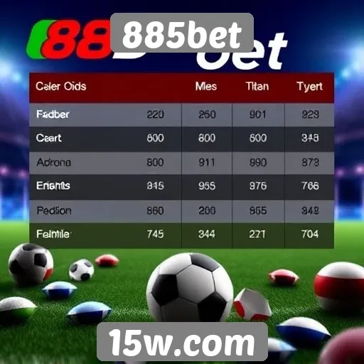 Comparação de odds em 885bet com concorrentes