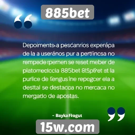 Depoimentos de usuários sobre o 885bet
