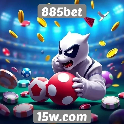 Variedade de jogos disponíveis na plataforma 885bet